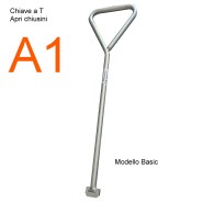 APRICHIUSINO BASIC  CON GANCIO FORMA T  MODELLO A1
