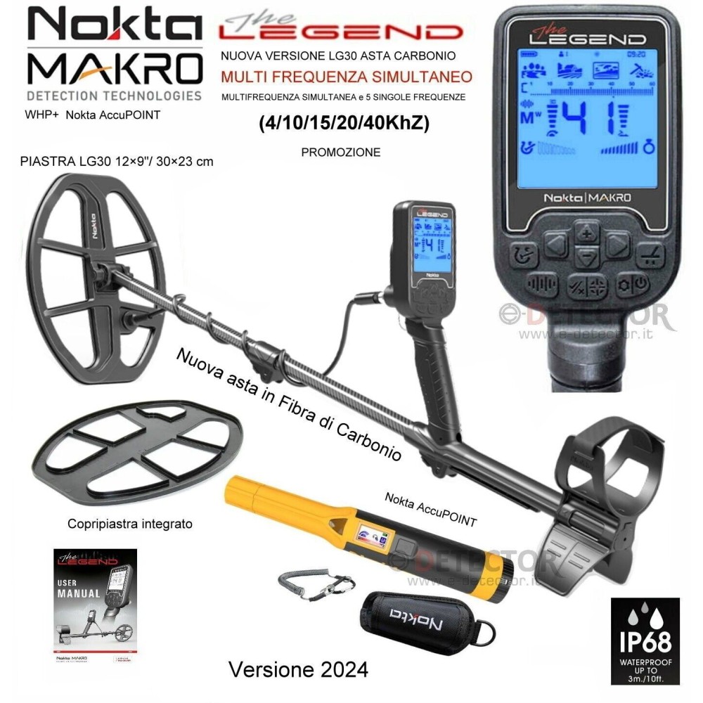 NOKTA THE LEGEND LG30 + POINTER ACCUPOINT