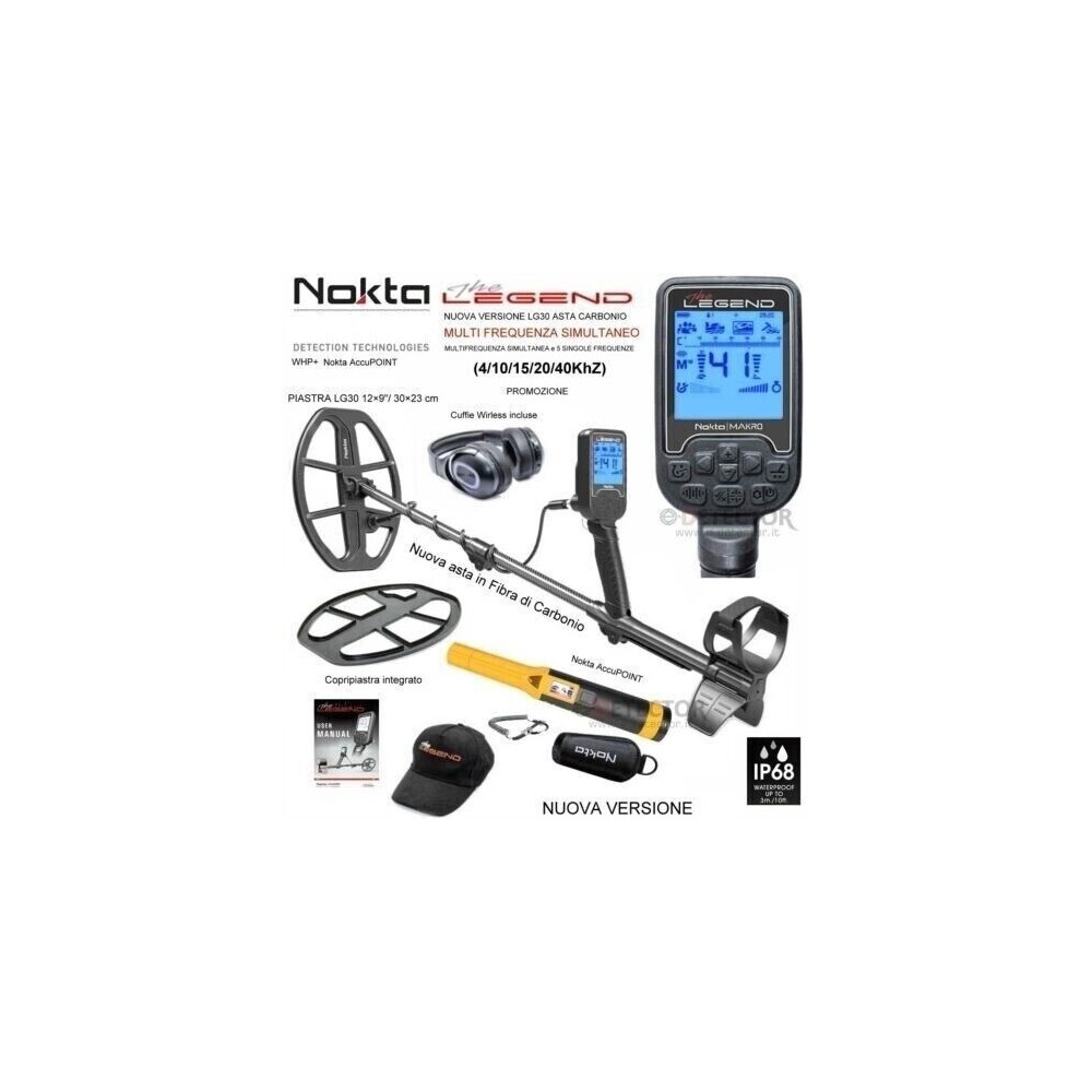 NOKTA THE LEGEND LG30 -WHP + POINTER ACCUPOINT
