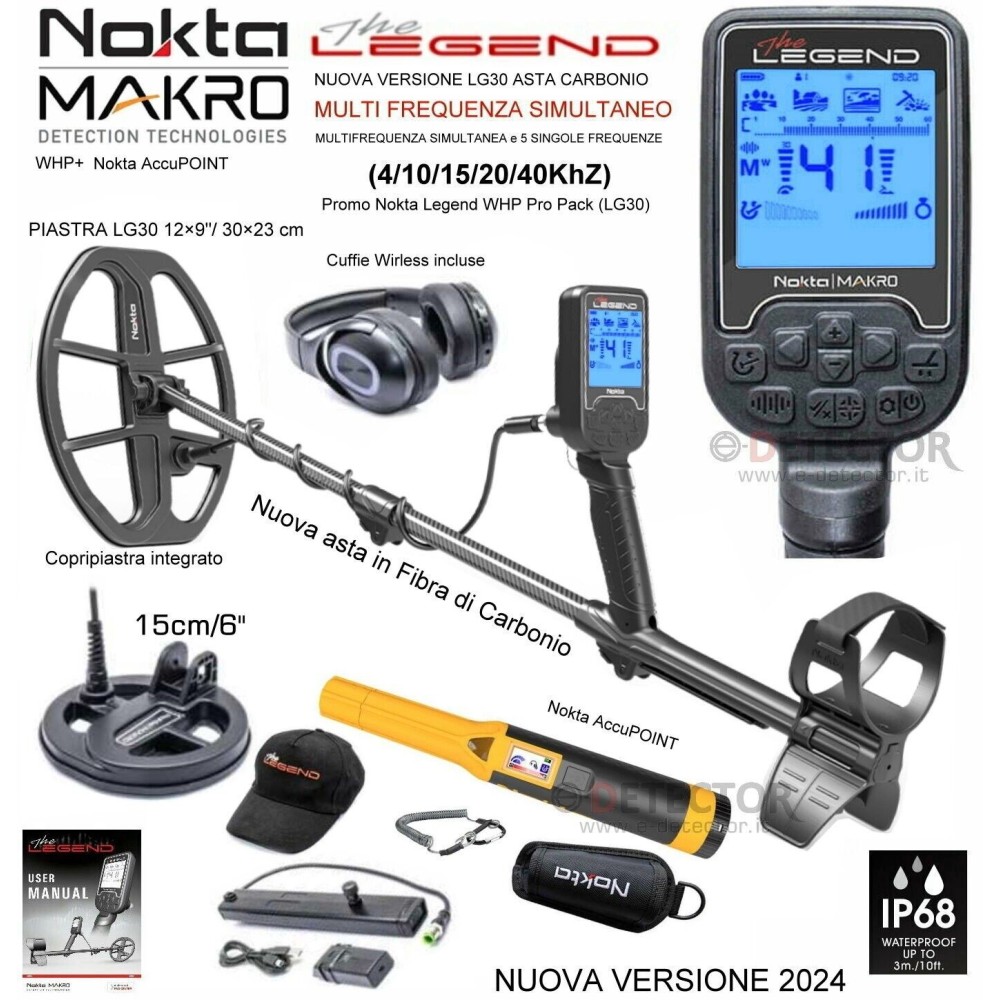 NOKTA THE LEGEND LG30 PRO -WHP + POINTER ACCUPOINT