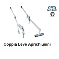 COPPIA DI LEVE ALZA CHIUSINI BILANCERE +STABILIZZATRICE